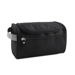 Tragbare Kulturtasche Kulturbeutel for Herren, Kosmetiktaschen-Organizer (Color : Black, Size : 13x25x14cm) von SLEDEZ