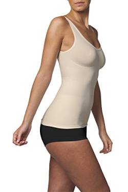 SLEEX Figurformendes Damen Unterhemd (mit Support) (44041), Large / X-Large, Hautfarben (Nude) von SLEEX