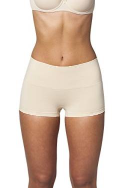 SLEEX Shapewear Figurformende Damen Miederhose 'Boy Shorts', Hautfarben, Groesse L/XL (44038) - Miederpants mit Bauch-Weg Effekt von SLEEX