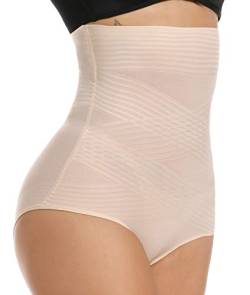 SLIMBELLE Bauchweg Unterhose Damen Hohe Taille Shapewear Damen Bauchweg Elastisch Shaping Unterwäsche Damen Bauch Weg Hose Nahtlose Miederslip Body Shaper von SLIMBELLE