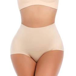 SLIMBELLE Bauchweg Unterhose Damen Miederslip Elastisch Bauchweg Slip Damen Hohe Taille Shapewear Damen Bauchweg Bequem Miederhose Leggings Shapewear Tanga Body Shaper von SLIMBELLE