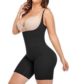 SLIMBELLE Damen Miederbody Figurformender Bauchweg Stark Formend Bodyshaper Taillenformer Shapewear Nahtlos Shaping Bodysuits Unterwäsche von SLIMBELLE