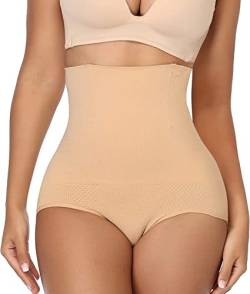 SLIMBELLE Damen Miederslip Bauch Weg leicht Formend Formslip Figurenformend Taillenslip Shaping Unterwäsche Frauen Hohe Taille Shapewear von SLIMBELLE