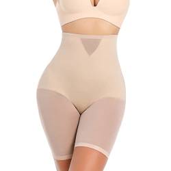 SLIMBELLE Shapewear Damen Bauchweg Miederpant Bequem Hohe Taille Miederhose Bodysuit High Waist Shorts Elastisch Bauchweg Hose Body Shaper Damen von SLIMBELLE