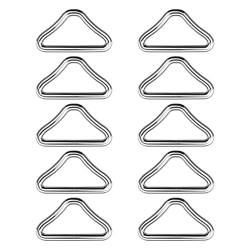 SM SunniMix 10x Dreieck Ringe Schnalle für Trampolin Jumping Bett Netztuch Matratze Sprungtuch von SM SunniMix