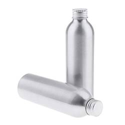 SM SunniMix 2 Stk Leere Aluminium-Flasche Lotion Toner Flüssigkeit Kosmetikbehälter für Reisen, 250 ml von SM SunniMix