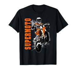 Supermoto Supermotard Enduro Moto Cross Motorrad T-Shirt von SM Supermoto T-Shirt für Männer Frauen Kids