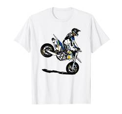 Supermoto T-Shirt Enduro Moto Cross Motorrad Supermotard von SM Supermoto T-Shirt für Männer Frauen Kids