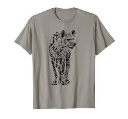 Gepunktete Hyena Wildlife Design für Hyena-Fans T-Shirt von SM's Wild for Africa Apparel