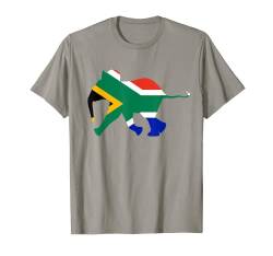 Niedlicher Baby-Elefant in Farben von Südafrika Flagge T-Shirt von SM's Wild for Africa Apparel