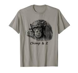 Schimpansen T-Shirt für Schimpansen-Fans und Tierliebhaber T-Shirt von SM's Wild for Africa Apparel
