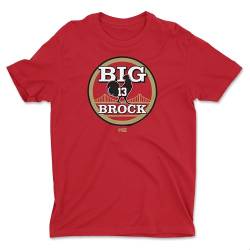 Big Brock (BCB) T-Shirt für San Francisco Fußball Fans (SM-5XL), Rot/Ausflug, einfarbig (Getaway Solids), M von SMACK APPAREL TALKIN' THE TALK