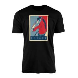 Horseman Head T-Shirt – Neuheit, lustige TV-Show-Serie, inspiriert, humanoid Horse Adult Comedy Cartoon Animation Witz Unisex Geschenk Geschenke Top Tee Kleidung, Black Prime, S von SMARTYPANTS