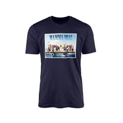 Mamma Mia Here We Go Again T-Shirt – Film Theater Musical Romantische Komödie Fan inspiriert Pop Supergroup Song Grafik Foto Top Tee Geschenk Kleidung (Navy Prime, Navy Prime, 9 - 11 Jahre von SMARTYPANTS