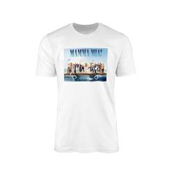 Mamma Mia Here We Go Again T-Shirt – Film Theater Musical Romantische Komödie Fan inspiriert Pop Supergroup Song Grafik Foto Top Tee Geschenk Kleidung (White Prime, White Prime, S von SMARTYPANTS