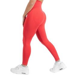 SMILODOX Amaze Scrunch Pro Leggings für Damen - High Waist, Push-Up & Anti-Cellulite Funktion, Squatproof Gym Leggings, Schwarz - Perfekt für Sport & Yoga von SMILODOX