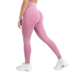 SMILODOX Amaze Scrunch Pro Leggings für Damen - High Waist, Push-Up & Anti-Cellulite Funktion, Squatproof Gym Leggings, Schwarz - Perfekt für Sport & Yoga von SMILODOX