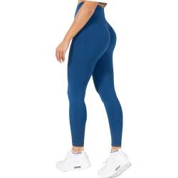 SMILODOX Amaze Scrunch Pro Leggings für Damen - High Waist, Push-Up & Anti-Cellulite Funktion, Squatproof Gym Leggings, Schwarz - Perfekt für Sport & Yoga von SMILODOX