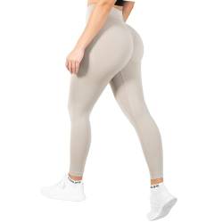 SMILODOX Amaze Scrunch Pro Leggings für Damen - High Waist, Push-Up & Anti-Cellulite Funktion, Squatproof Gym Leggings, Schwarz - Perfekt für Sport & Yoga von SMILODOX