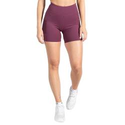SMILODOX Damen Shaped Fit Shorts Althea pro - Atmungsaktiv Strapazierfähig rutschfest, Größe:S, Color:Violett von SMILODOX