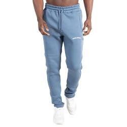 SMILODOX Herren Slim Fit Jogginghose Merrick - Moderne Sweatpants mit Logo - Komfortable Seitentaschen & Einstellbarem Zugband - Ideal Training & Alltag, Größe:XXL, Color:Blau von SMILODOX