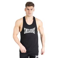 SMILODOX Herren Stringer Classic Pro - Regular Fit ärmelloses Oberteil mit Rundhals, Größe:S, Color:Schwarz von SMILODOX