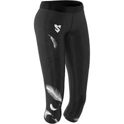 SMMASH 3/4 Leggins für Damen, Sport- und Jogginghose, Outdoor- und Yoga-Sporthose, Laufhose, Trainingshose Gym Fitness, Sportleggins, Yogahose, Atmungsaktive Leggins, Sporthose Made in EU von SMMASH