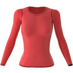 SMMASH Funktionsshirt Damen Kompressionsshirt Sportshirt Langarm Atmungsaktiv Second Skin Technologie Fitness Oberteil Outdoor von SMMASH