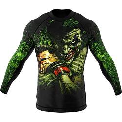 SMMASH Funktionsshirt Herren Rashguard Langarm Sportshirt MMA Thaibox Muay Thai Kickboxen Atmungsaktiv Abriebfest von SMMASH