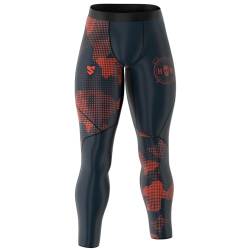 SMMASH Kompressionshose Herren Laufhose Lang Leggings Sportleggings Für Männer Atmungsaktiv Second Skin Technologie Running Hose von SMMASH