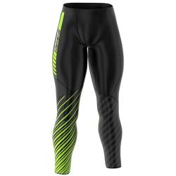 SMMASH Kompressionshose Herren Laufhose Lang Leggings Sportleggings Für Männer Atmungsaktiv Second Skin Technologie Running Hose von SMMASH