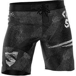 SMMASH Kompressionshose Herren Sporthose Kurz Shorts Thaibox Muay Thai Hose Boxhose Sporthose Trainingsshorts Atmungsaktiv Abriebfest von SMMASH