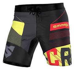 SMMASH Kompressionshose Herren Sporthose Kurz Shorts Thaibox Muay Thai Hose Boxhose Sporthose Trainingsshorts Atmungsaktiv Abriebfest von SMMASH