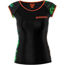 SMMASH Kompressionsshirt für Damen Kurzarm, Funktionsshirt für Sport Outdoor OCR Cross-Training Fitness Yoga Gym, Atmungsaktiv Professionelle Sportbekleidung von SMMASH