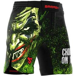 SMMASH MMA Shorts Herren Thaibox Muay Thai Hose Boxhose Sporthose Trainingsshorts Atmungsaktiv Kletterverschluss Abriebfest Ultraleicht von SMMASH