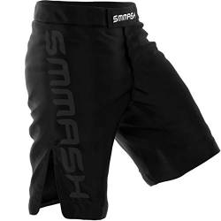 SMMASH MMA Shorts Herren Thaibox Muay Thai Hose Boxhose Sporthose Trainingsshorts Atmungsaktiv Kletterverschluss Abriebfest von SMMASH