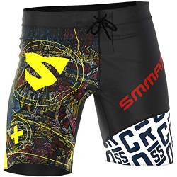 SMMASH Shorts Crossfit Kurze Herren, Perfekt für Grappling, Joggen, Fitness, Gym, Kurze Hose Atmungsaktiv und Leicht, Boxershorts Tights, Trainingshose, Hergestellt in der EU von SMMASH