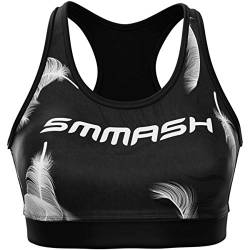 SMMASH Sport Bustier Damen BH Ohne Bügel Sportunterwäsche Oberteil Fitness Yoga Gym Laufen Bequem von SMMASH