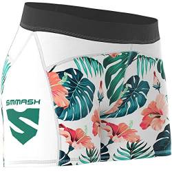 SMMASH Sport Leggings Damen Sportleggings Kurz Push Up Blickdicht Sporthose Yogahose Second Skin Technologie Atmungsaktiv Schnelltrockend Elastisch Figurformend von SMMASH