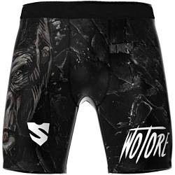 SMMASH Vale Tudo Pro Trainingshose für Herren Kurz MMA Kampfsport Boxen Sport Gym Fitness, Kurze Hose, Sporthose Kurz, Männer-Sportbekleidung, Kampfhose Fightshorts für Thaiboxen Kickboxen von SMMASH