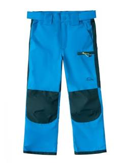 SMONTY Kinder Softshellhose mit Netzfutter Winddicht Wasserabweisend Atmungsaktiv Feuchtigkeitsableitend Schnelltrocknend und Verschleißfest Wanderhose Outdoor Sporthosen(BLAU 11-12) von SMONTY