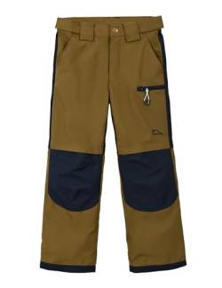 SMONTY Kinder Softshellhose mit Netzfutter Winddicht Wasserabweisend Atmungsaktiv Feuchtigkeitsableitend Schnelltrocknend und Verschleißfest Wanderhose Outdoor Sporthosen(Brown 5-6) von SMONTY