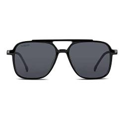 Sonnenbrille SMOODER CORONADO Herren/Damen UV400 Acetat, Attractive Black von SMOODER