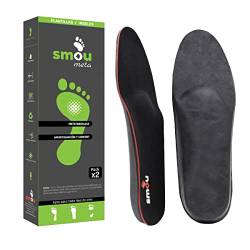 SMOU META Einlegesohlen gel |Schuheinlagen zur Linderung von Mittelfußschmerzen -Metatarsalgie |Ideal für orthopädische schuhe damen-Herren |Einlegesohlen anti schweiß mit Mikrofaserfutter (41-42 EU) von SMOU