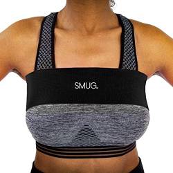 SMUG Bruststützband für Frauen | Bruststützband zur Vorbeugung von Schmerzen und Verletzungen | Bruststabilisatorband | Alternative zum Sport-BH | Verstellbares Klettband für mehr Komfort | Klein von SMUG