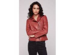 Lederjacke SOCCX Gr. L, rot Damen Jacken Lederjacken von SOCCX