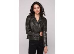 Lederjacke SOCCX Gr. L, schwarz Damen Jacken Lederjacken von SOCCX