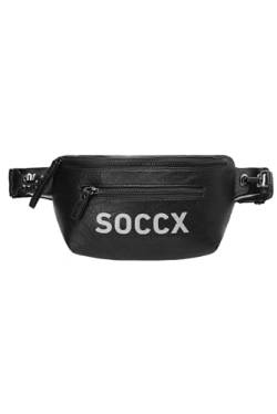 SOCCX Damen Gürteltasche mit Logo-Details Black None von SOCCX