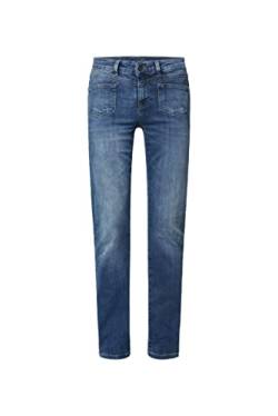 SOCCX Damen Jeans MA:LU mit Taschen-Detail Vintage Blue Used 29 32 von SOCCX