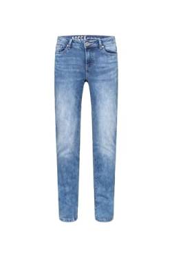 SOCCX Damen Jeans RO:My mit geradem Bein Light Blue 29 30 von SOCCX